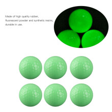 6 Glowing Golf Balls for Evening