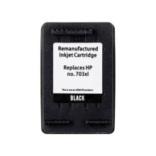 Superbulk printercartridge - B-H703Bk - Inkt voor HP printer (vervanging voor HP 703 CD887) Standaard zwart