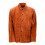 High Quality Leather Welding Jackets Coat With Flame-XL brown 1