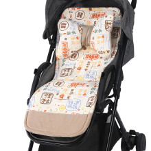 Baby Strollers Liners Cushion with Printed Pattern-Text style