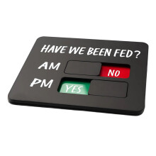 Dogs Feeding Reminder Sign with Magnet,Feeding Reminder-D