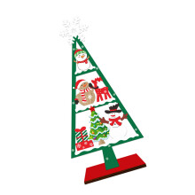 Wood Christmas Decoration Holiday Centerpiece Handmade-Style 2