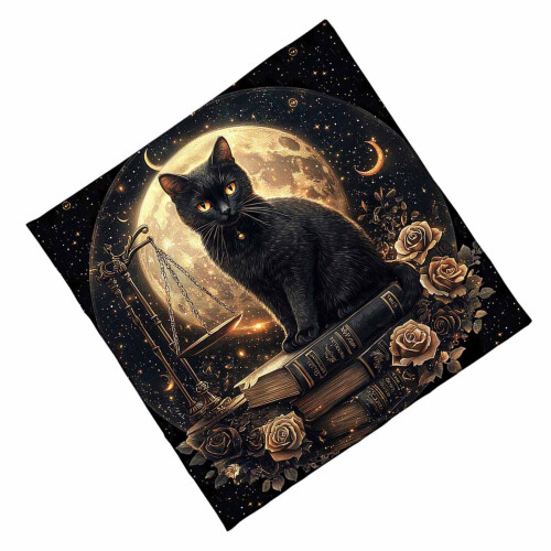 Square Table Cloth Tarots Altar Cloth Board Game Pad-B 60x60cm