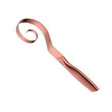 Stainless Steel Dough Whisk With Spirals Head-Rose Gold