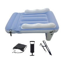 Travel Air Filled Infant Bedding Mattress Ergonomic-purplecolor