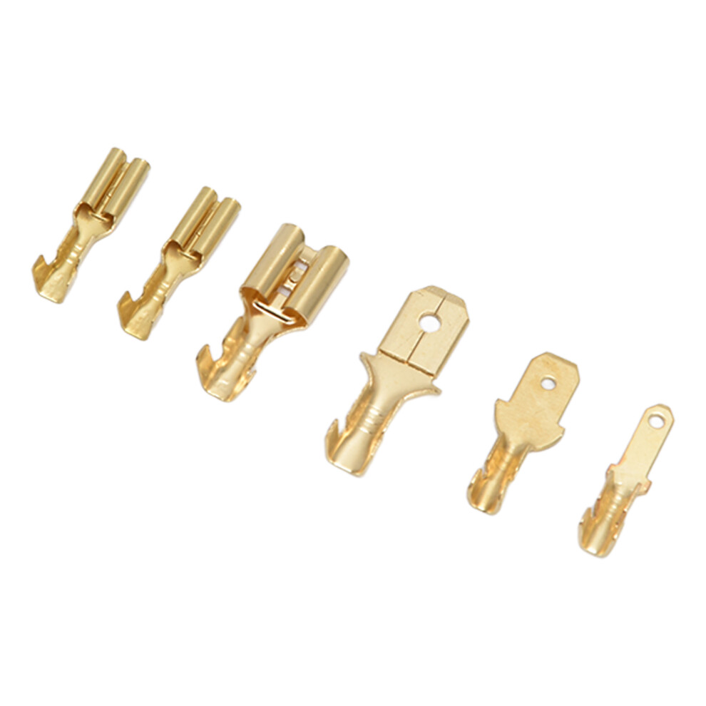 Male Female Spade Connectors 315Pcs Set Gold
