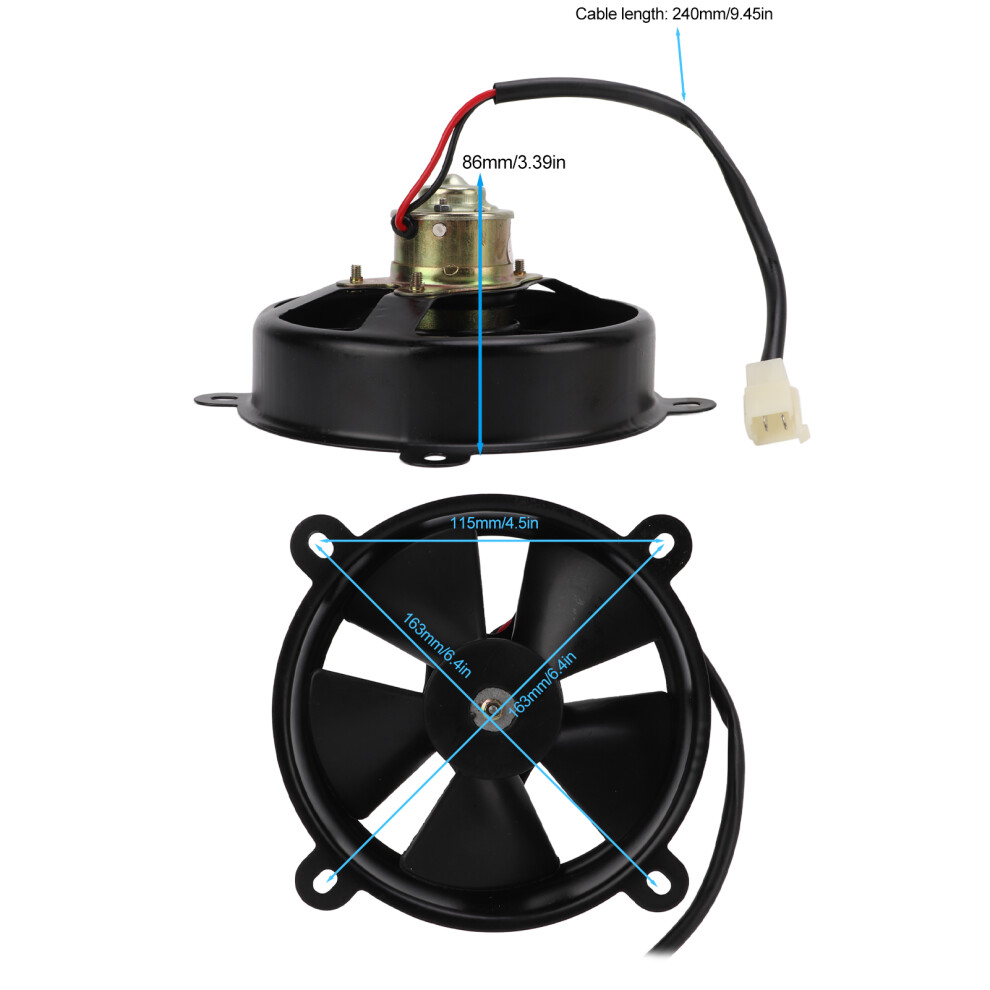 Durable 6 Inch Fan For Quad Dirt Bike Atv 7444352761425