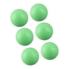 6 Fluorescent Golf Balls Night Use