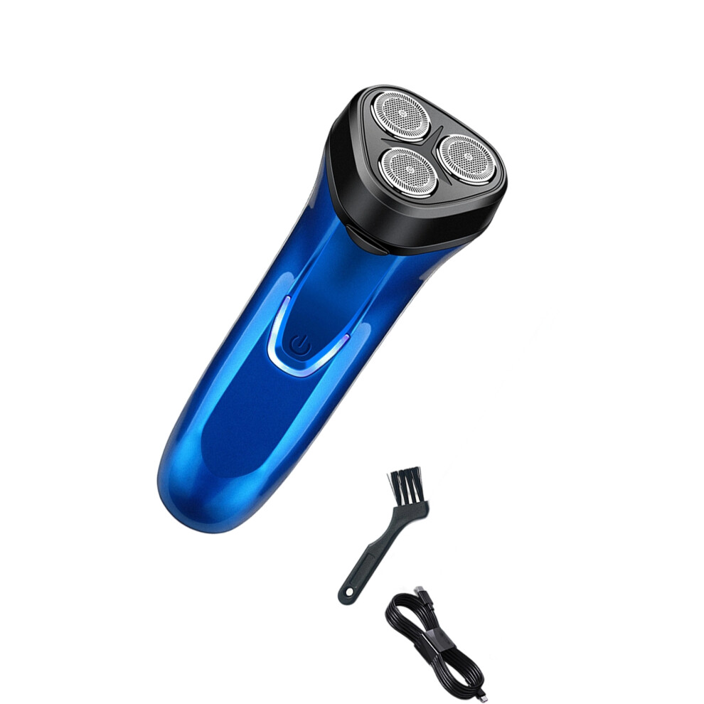 Blue Small Men Electric Shaver Rechargeable Small Shaving