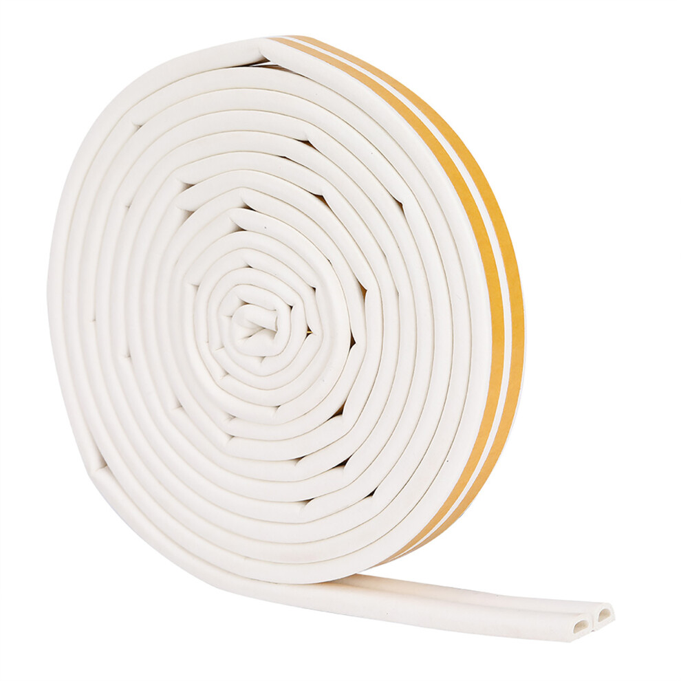 5M White 9X6mm Self-Adhesive Seal Strip 7444352756988