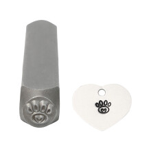 Easy to Handle Punch Stamp Jewelry Making-Love paw prints