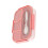 Divided Bentos Container With Silicone Seal Heat Resistant-Pink 1