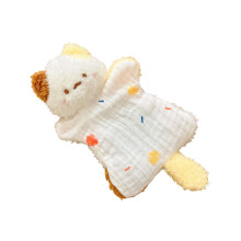 Cartoon Animal Hand Puppet Hugging Doll Toddlers-calico cat