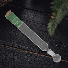 5 Tubes Humidificateurs En Verre Vert Pour Cigare
