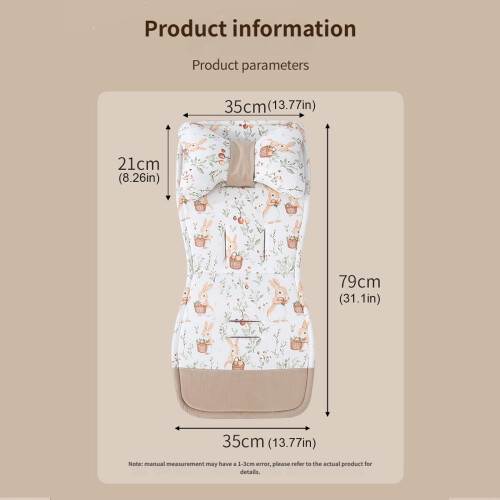 Baby Strollers Liners Cushion with Printed Pattern-Text style 2