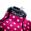 (Medium) Adjustable Dressmakers Dummy - Cerise Polka Dot. Available in 2 Sizes. 4