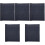 5Rouleaux Papier Crépon Noir Pour , Fleurs Décorations 2