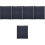 5Rouleaux Papier Crépon Noir Pour , Fleurs Décorations 3