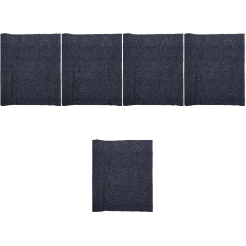 5Rouleaux Papier Crépon Noir Pour , Fleurs Décorations 2