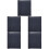 5Rouleaux Papier Crépon Noir Pour , Fleurs Décorations 5
