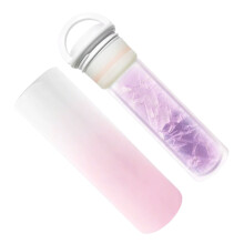 Kompakter 250-ml-Reisebecher zur Temperaturregulierung mit-Rosa
