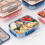 Divided Bentos Container With Silicone Seal Heat Resistant-Pink 7