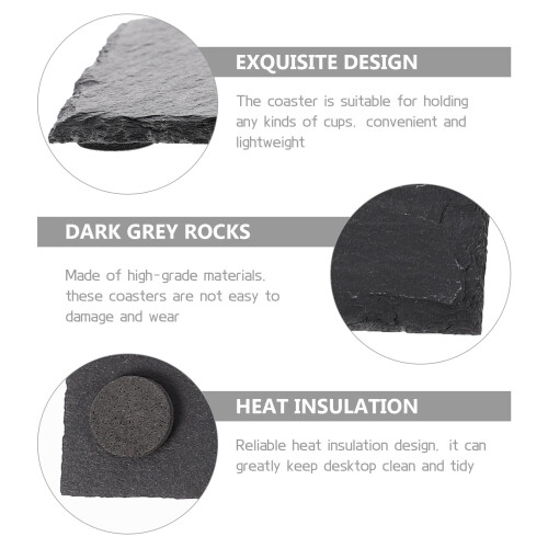 4Pcs Drink Coasters Wear-Resistant Decorative Cup Pads