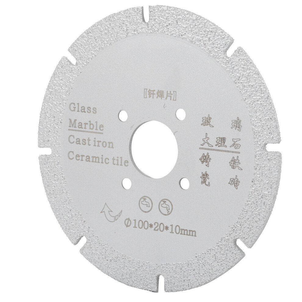 Marble Saw Blade 100x20mm Brazed Diamond