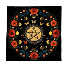 Portables Washable Reading Cloth Mystical Velvets-B 75x75cm