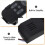 1Set Wireless Black Ceiling Fan Light Remote Control Kit for Dc Fans 4
