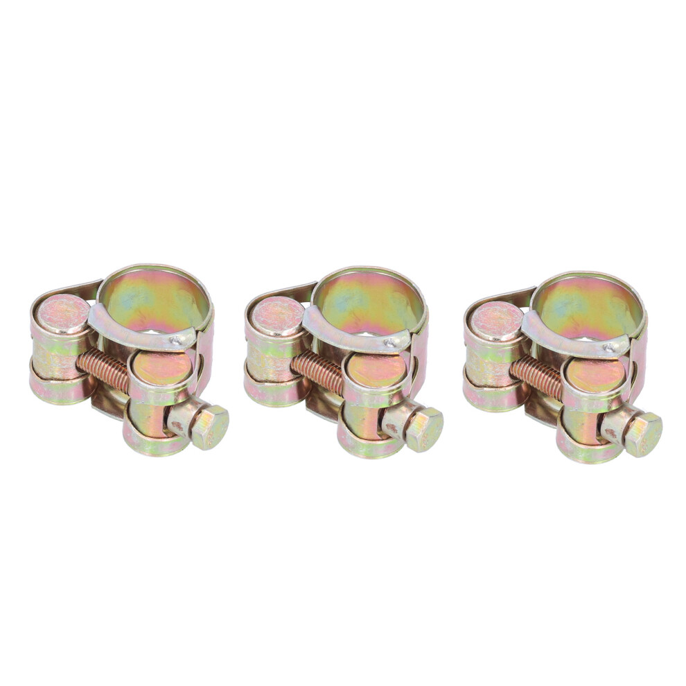 20 Iron Hose Clamps Galvanised 17-19mm