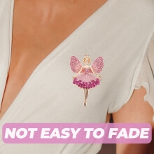 Pink Metal Sewing Applique Patches for Girls Handbag and Garments