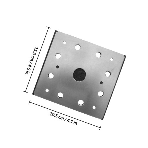 Black Square Sander Pad Replacement with Aluminum Eva Material 1