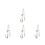 4Pcs Adjustable Plush Dog Guitar Straps Soft Multi Color Guitar Belts 3
