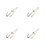 4Pcs Adjustable Plush Dog Guitar Straps Soft Multi Color Guitar Belts 4