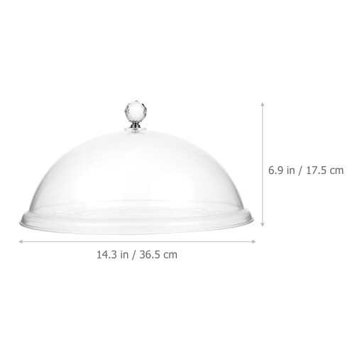 Transparent Pc Cake Dome Food Cover Protective Fresh-Keeping Lid 1
