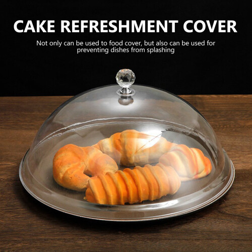 Transparent Pc Cake Dome Food Cover Protective Fresh-Keeping Lid 2