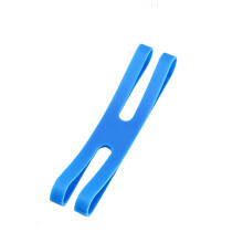 Outdoor Camping Tableware Storage Strap Elastic-Blue Short