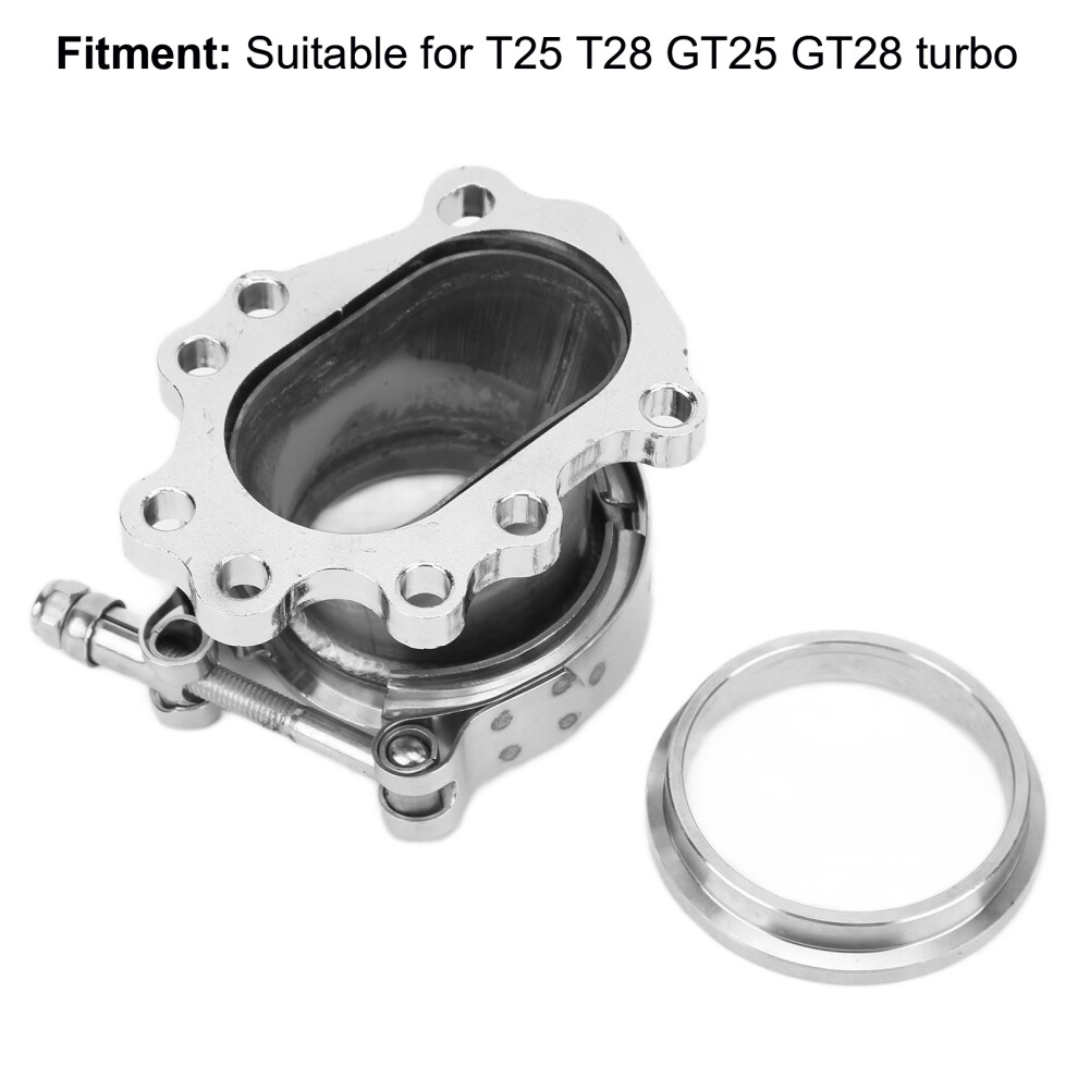 Turbo Downpipe Flange 8 Bolt 2.5In V Band 7444352768530