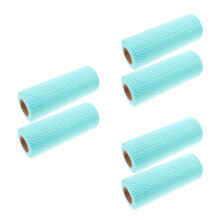 6Rolls Green Kitchen Cloths Non-Woven Washable Towels