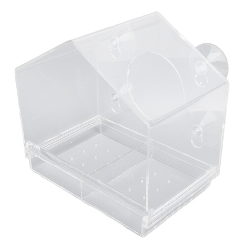 Plastic Window Bird Feeder Anti-Drop Hut
