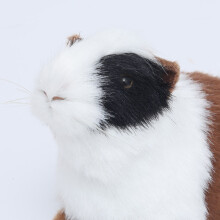 Simulation Faux Furs Hamster Figurine Desktop Decors For-0979WB