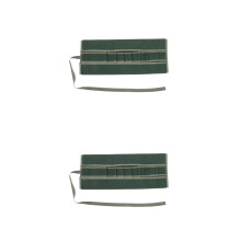 2Pcsgreen Canvas Garden Tool Pouch Belt with 10 Pockets for Gardening