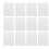 50Pcs Apparel Packaging Cardboard Inserts White Shirt Folding Board 1