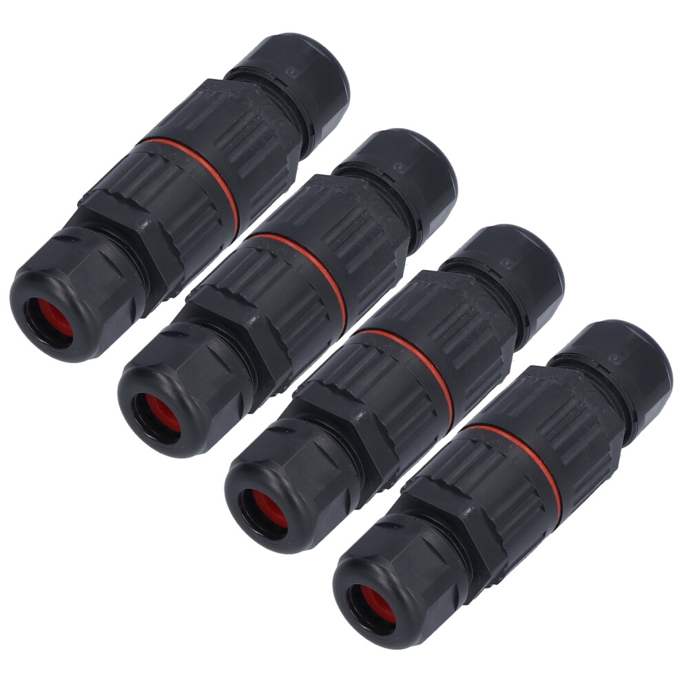 Waterproof Junction Box Connector 4 Pack Straight
