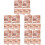25Pcs Decorative Dollhouse Floor Sheets Self-Adhesive Wood 5