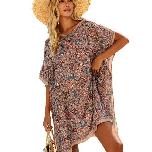 Elegant Solid Color Beach Dress Multifunctional As-Color No. 4
