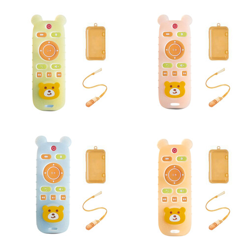 Food Grade Silicone Baby Teether Soothing Teether-Oranges set 1