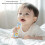 Food Grade Silicone Baby Teether Soothing Teether-Oranges set 6