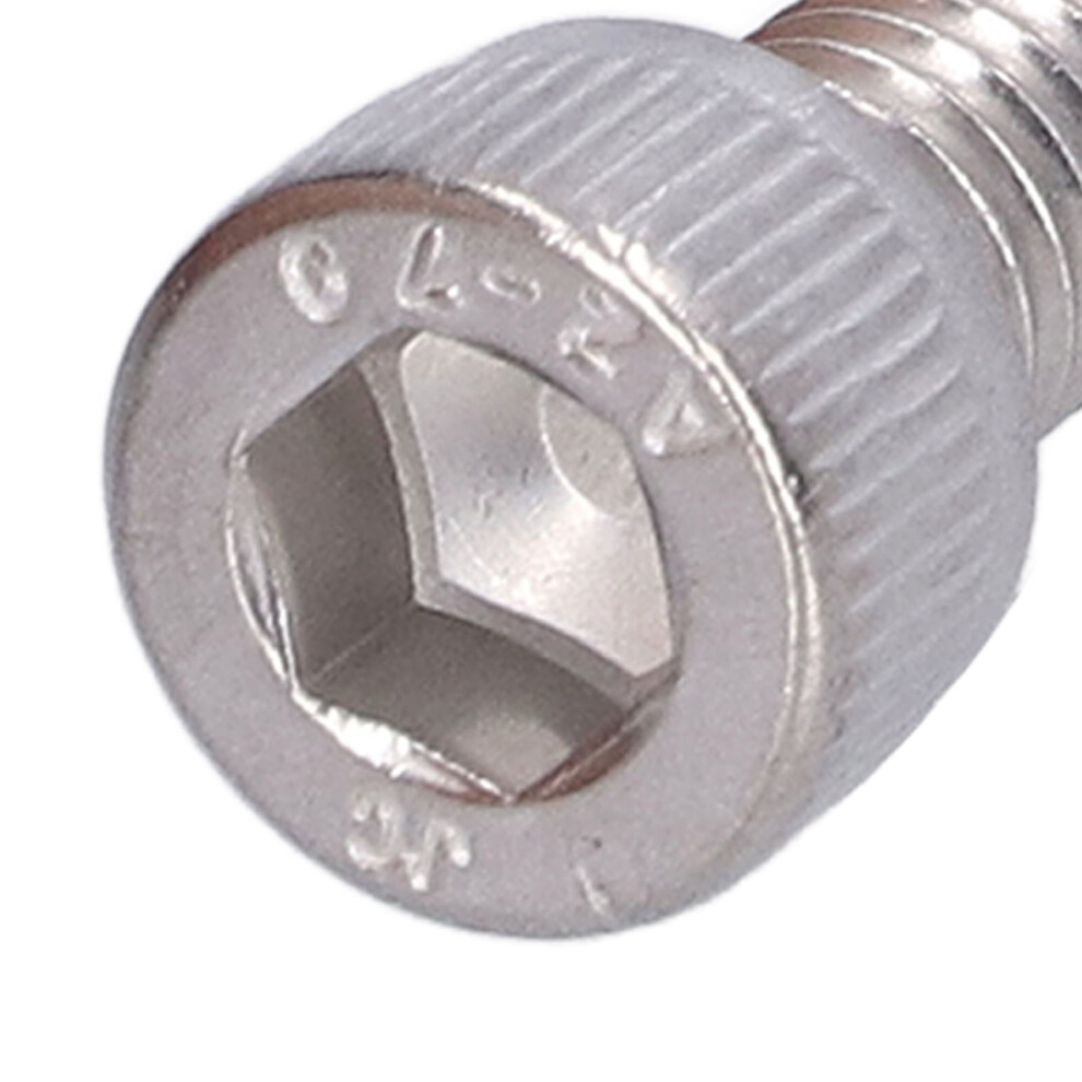 30Pcs DIN 912 M6 Hex Socket Bolts